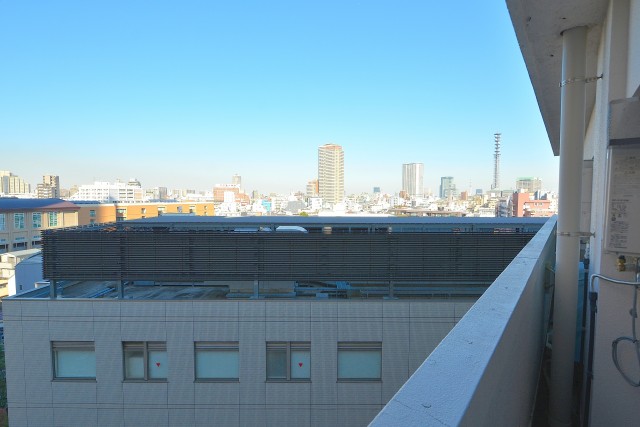 シャトレ市ヶ谷 バルコニー