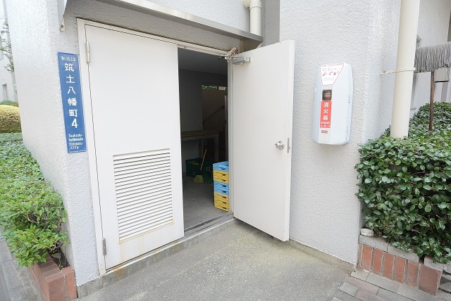 神楽坂ハウス ゴミ置き場