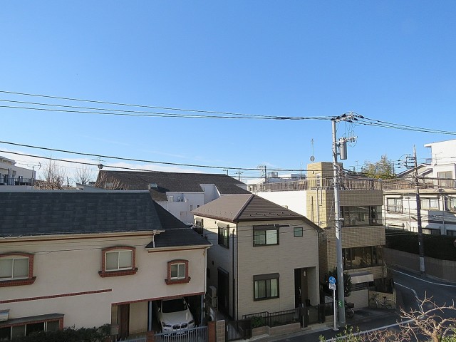 祐天寺コーポラス　洋室眺望