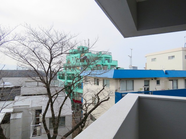 四谷軒第5経堂シティコーポ　共用廊下眺望