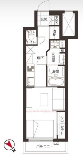 グランドメゾン新宿東　間取り図
