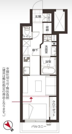 グランドメゾン新宿東　間取り図