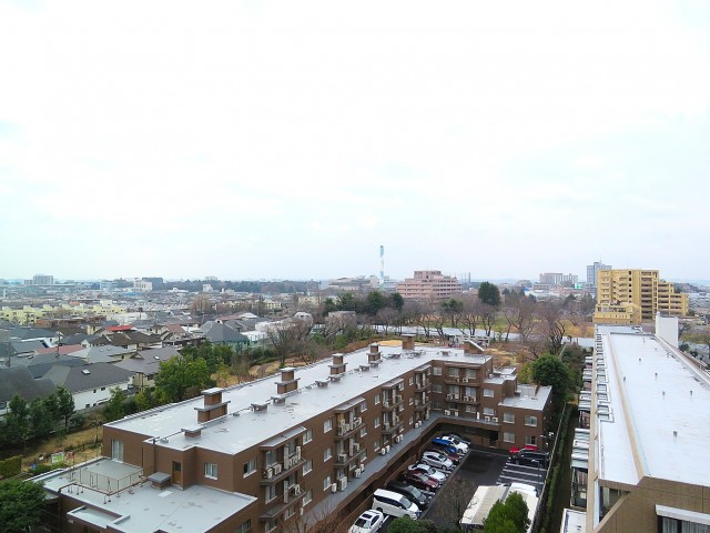 馬事公苑前ハイム　洋室約6.2帖眺望