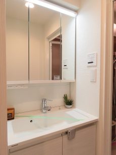 柿の木坂東豊エステート　洗面化粧台