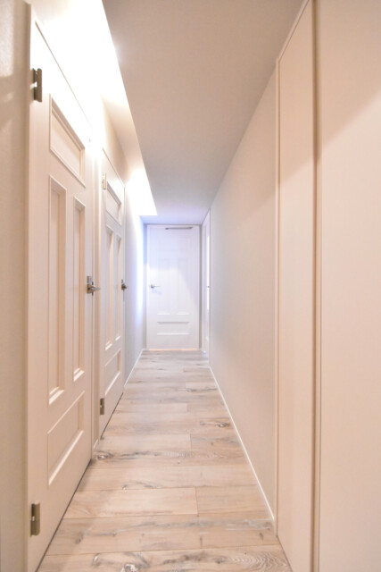 白金台桜苑マンション 玄関