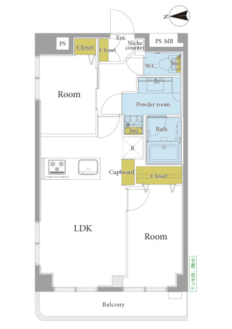 サンコート芝公園 間取り図 サンコート芝公園 間取り図