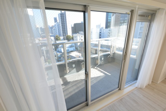 松見坂武蔵野マンション 南東バルコニー