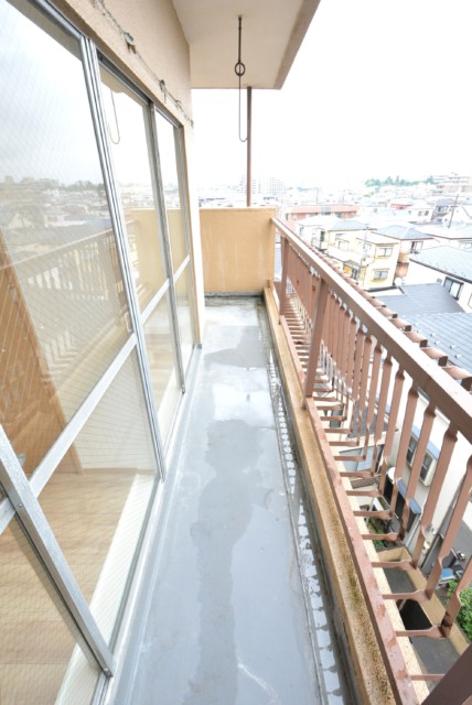 中野ハイネスコーポ バルコニー