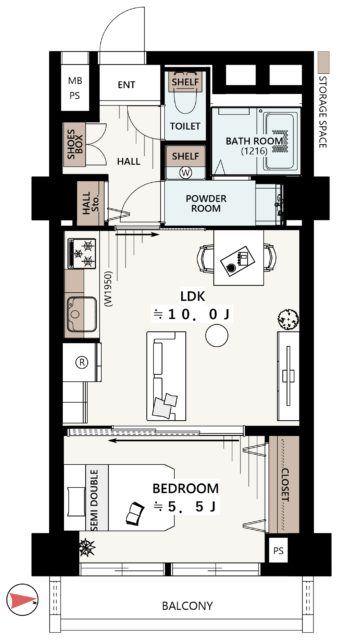 秀和椎名町レジデンス　間取り図