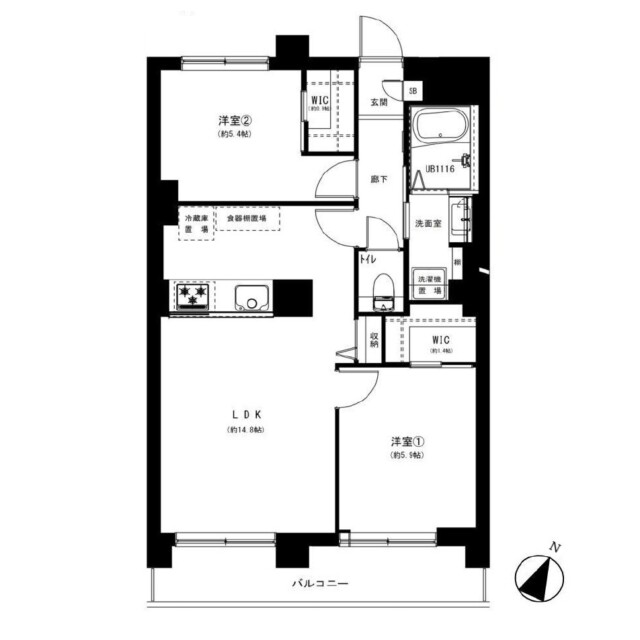 杉並コーポラス 間取り図 杉並コーポラス 間取り図