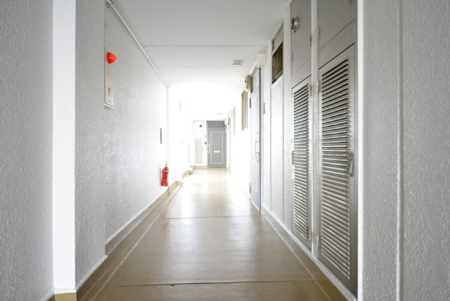 都立大コーポラス 玄関