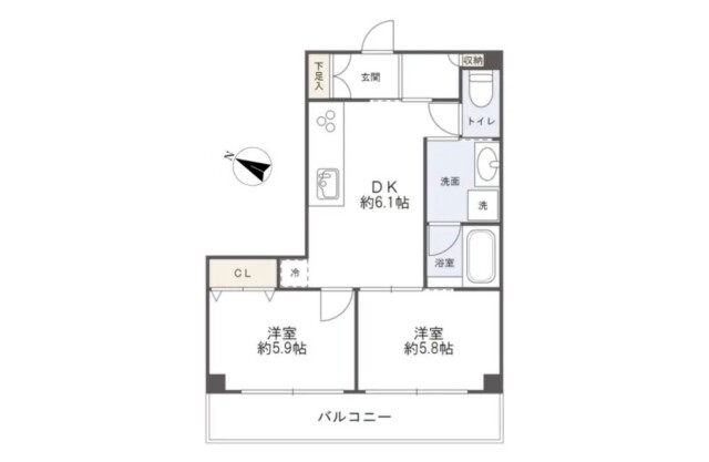 小石川ハイツ　間取り図