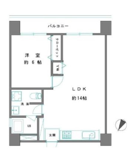 秀和築地レジデンス　間取り図