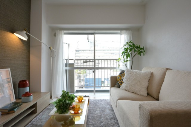 飯田橋第一パークファミリア 西側バルコニー