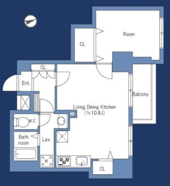 東池袋ハイツ壱番館　間取り図