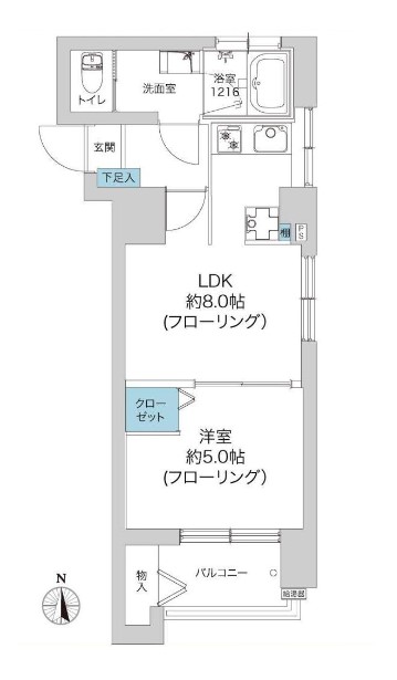 ニュー池尻マンション　間取り図