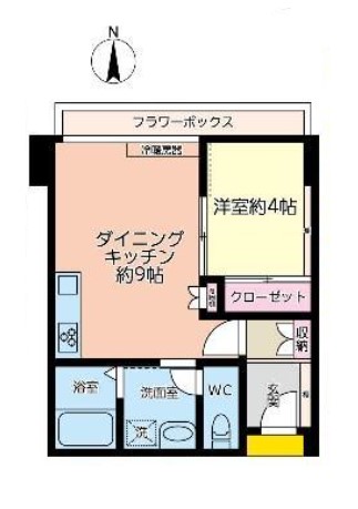 川口アパートメント　間取り図