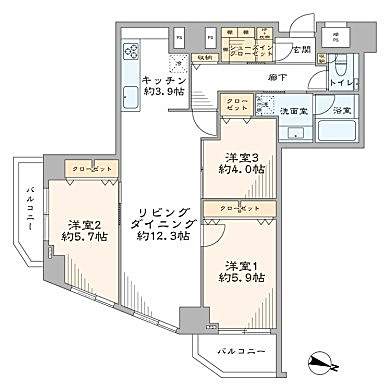 アルス音羽　間取り図