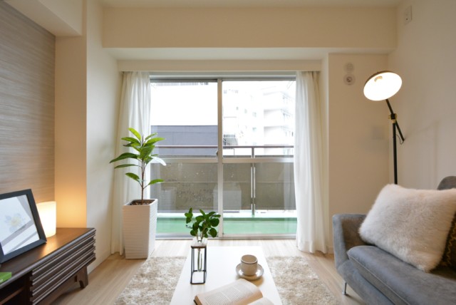 初台中央マンション バルコニー