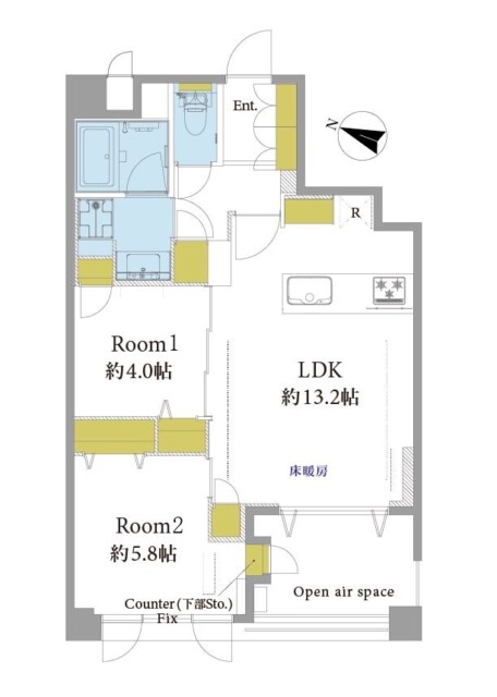 グランシティ日本橋人形町　間取り図