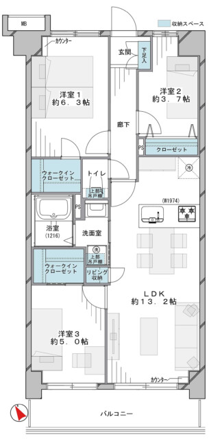 朝日クレス・パリオ西落合 間取り図 朝日クレス・パリオ西落合 間取り図