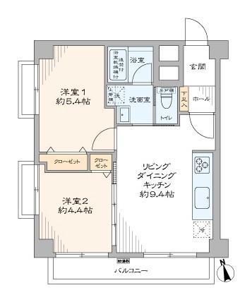 ハイライフ用賀　間取り図