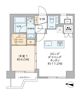 ノア新宿 間取り図