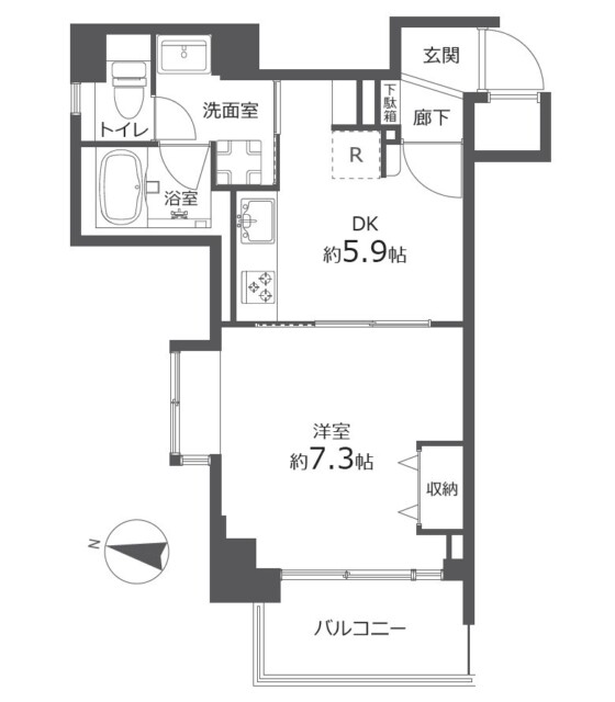 シルバープラザ白山　間取り図