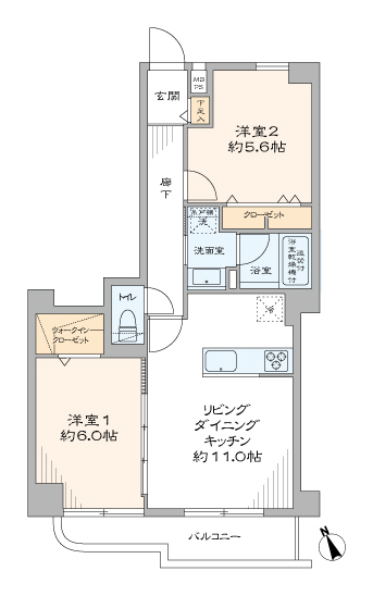 カーサ要町 間取り図