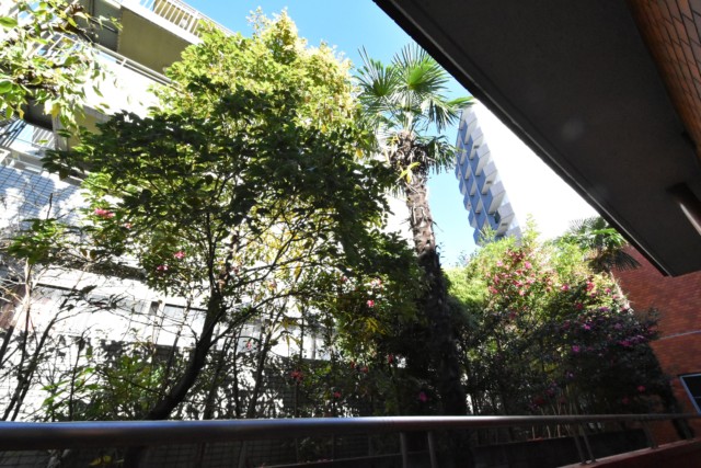 ライオンズマンション広尾第２ 北向きバルコニー