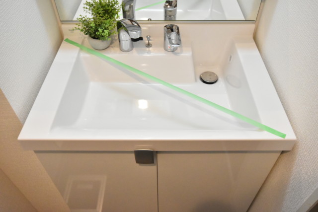 中央マンション 洗面室