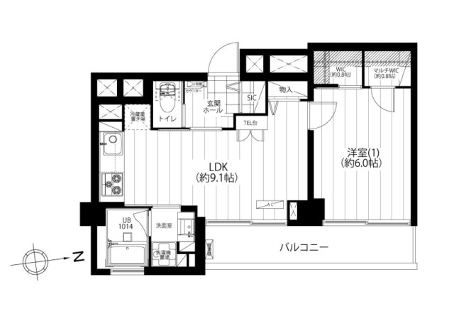 プレジデント桜上水　間取り図