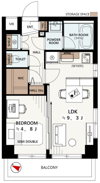 マイキャッスル学芸大学Ⅱ　間取り図