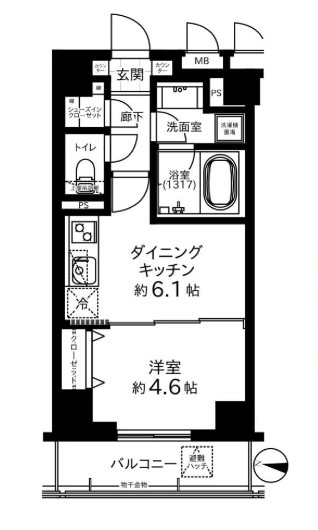 グランジュール明大前　間取り図