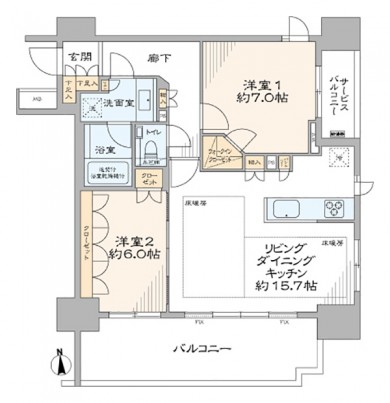 クレヴィア恵比寿 間取り図 クレヴィア恵比寿 間取り図