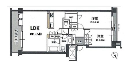 クリオ恵比寿弐番館　間取り図