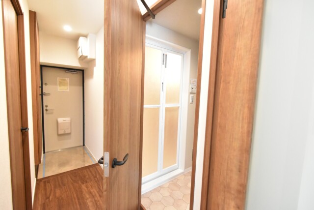 中央マンション 洗面室