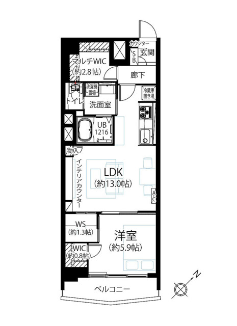 カーサ桜上水　間取り図
