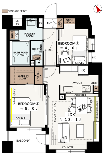 パークステージ茅場町 間取り図 パークステージ茅場町 間取り図