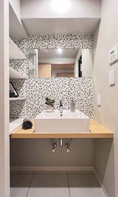 朝日シティパリオ高輪台A館 洗面室