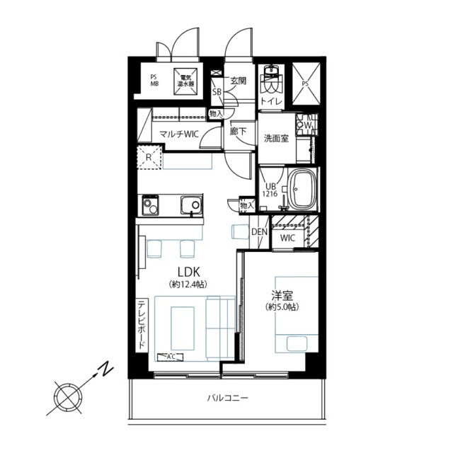 アルテール新宿　間取り図