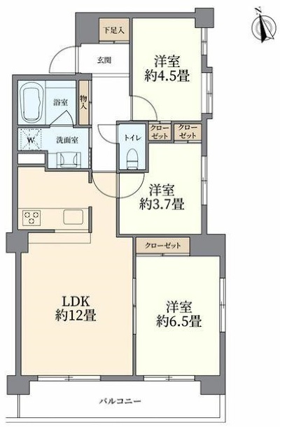 メルシー中延　間取図