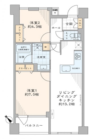 グランドメゾン目黒南　間取り図