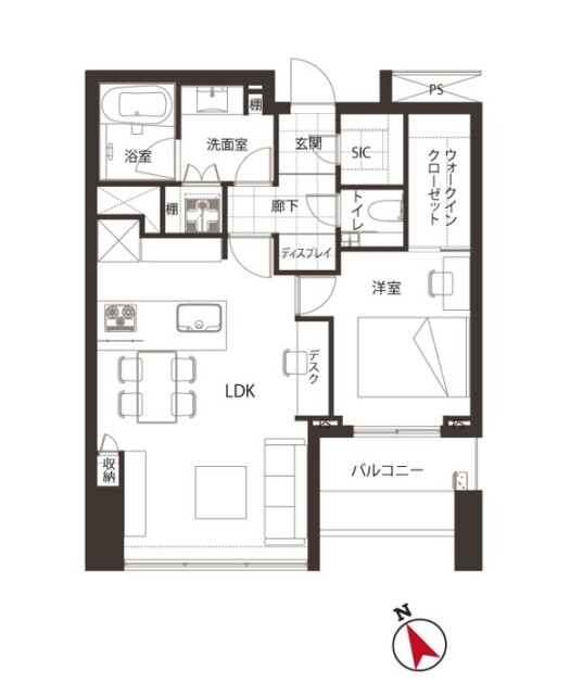 シティタワー麻布十番　間取り図