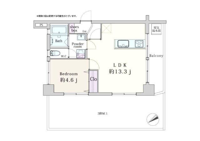薬王寺ニューハイツ　間取り図