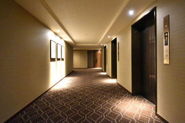 パークコート千代田富士見ザタワー エレベーターホール
