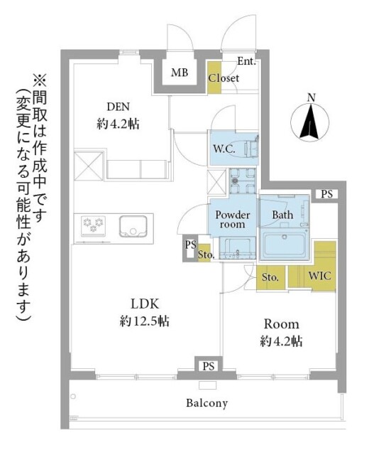 グレンパーク池田山　間取り図