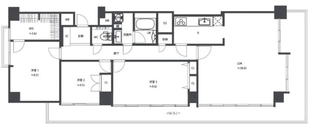 グリーンヒル小石川　間取り図