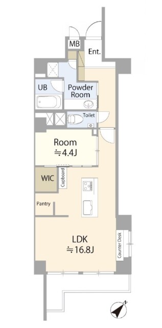 マンション広尾台　間取り図