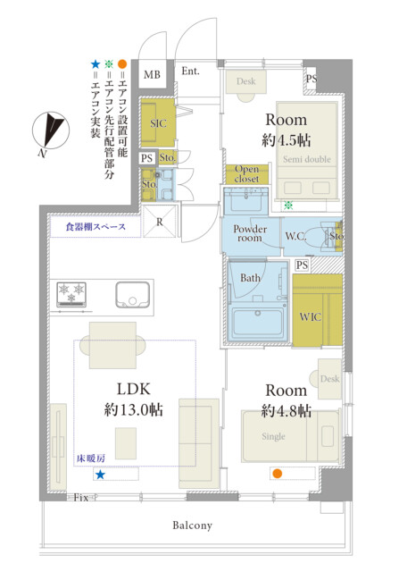 マイキャッスル目黒Ⅱ 間取り図 マイキャッスル目黒Ⅱ 間取り図